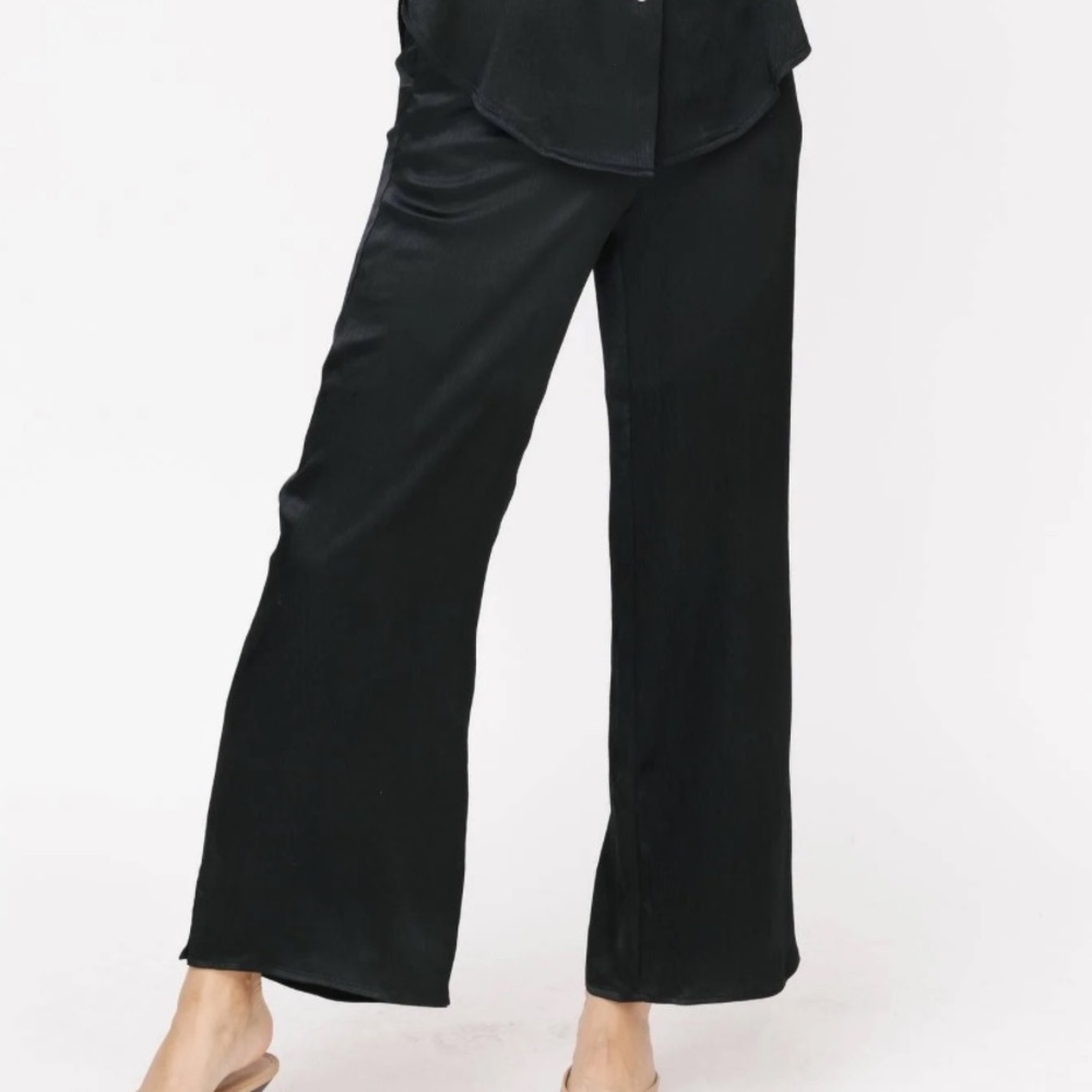 Smash and Tess, Sloane Wide Leg Pant, Black, 2X.
